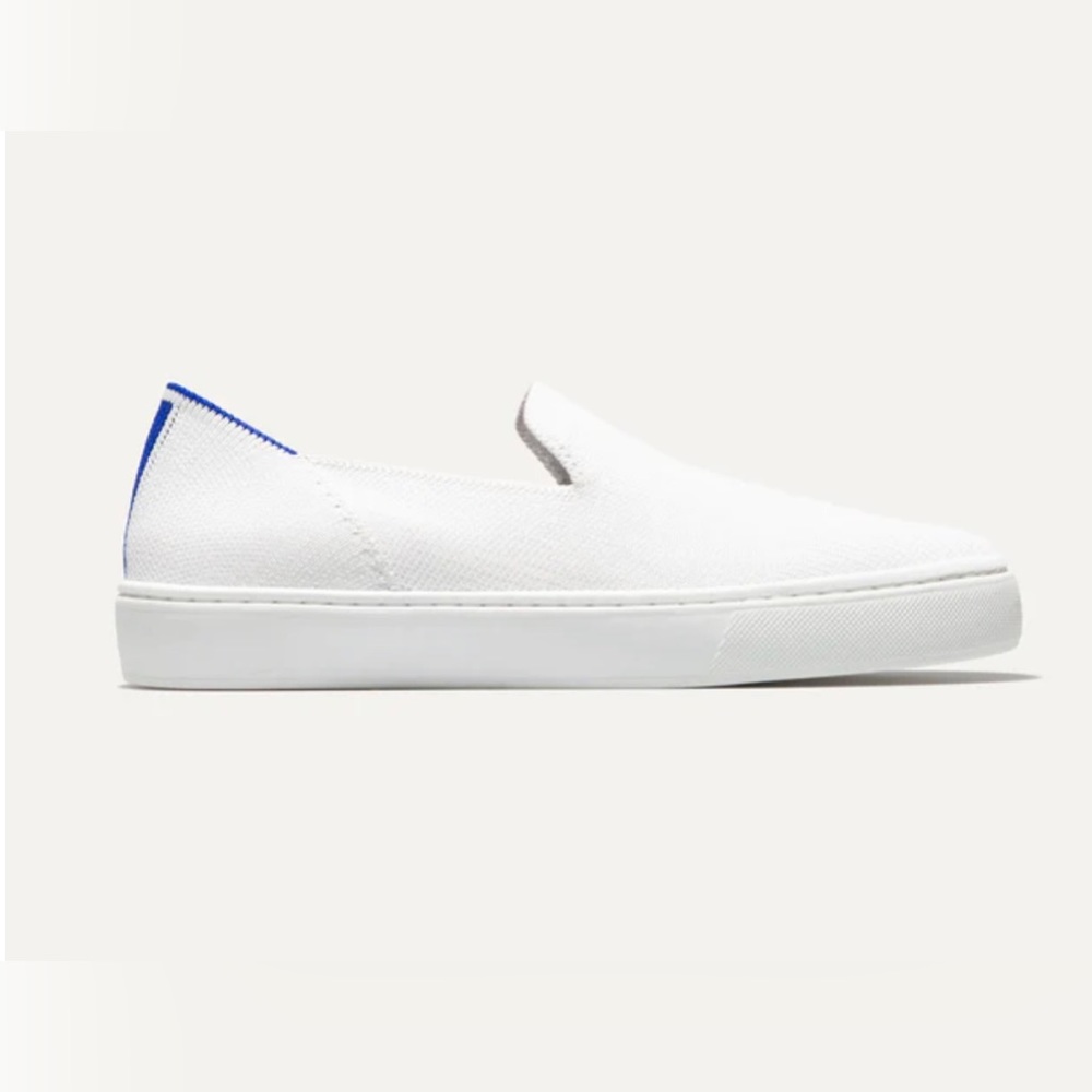 Rothys The original slip on white sneaker size 8